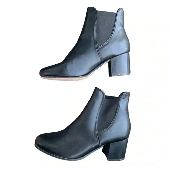 London Rebel Black Boots - Size 40 UK (9 US) - Picture 1 of 8
